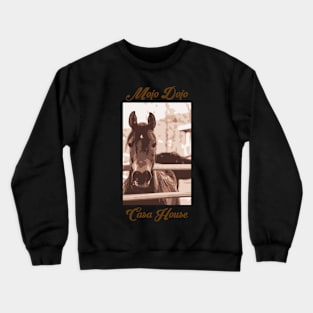 mojo dojo retro horse Crewneck Sweatshirt